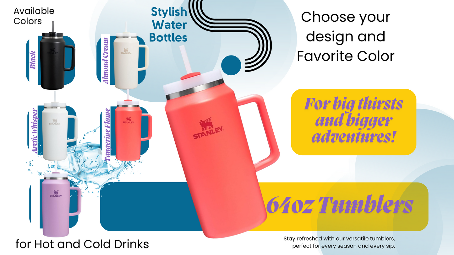 Blessed, Faith-Inspired Custom Laser Engraved |Stanley Tumbler