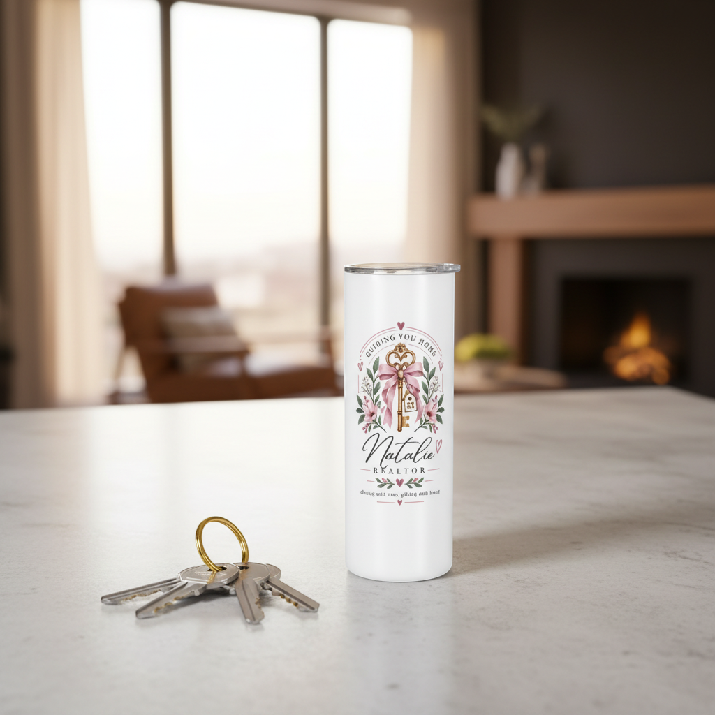 Personalized Realtor Tumbler – Guiding You Home | Kintoir