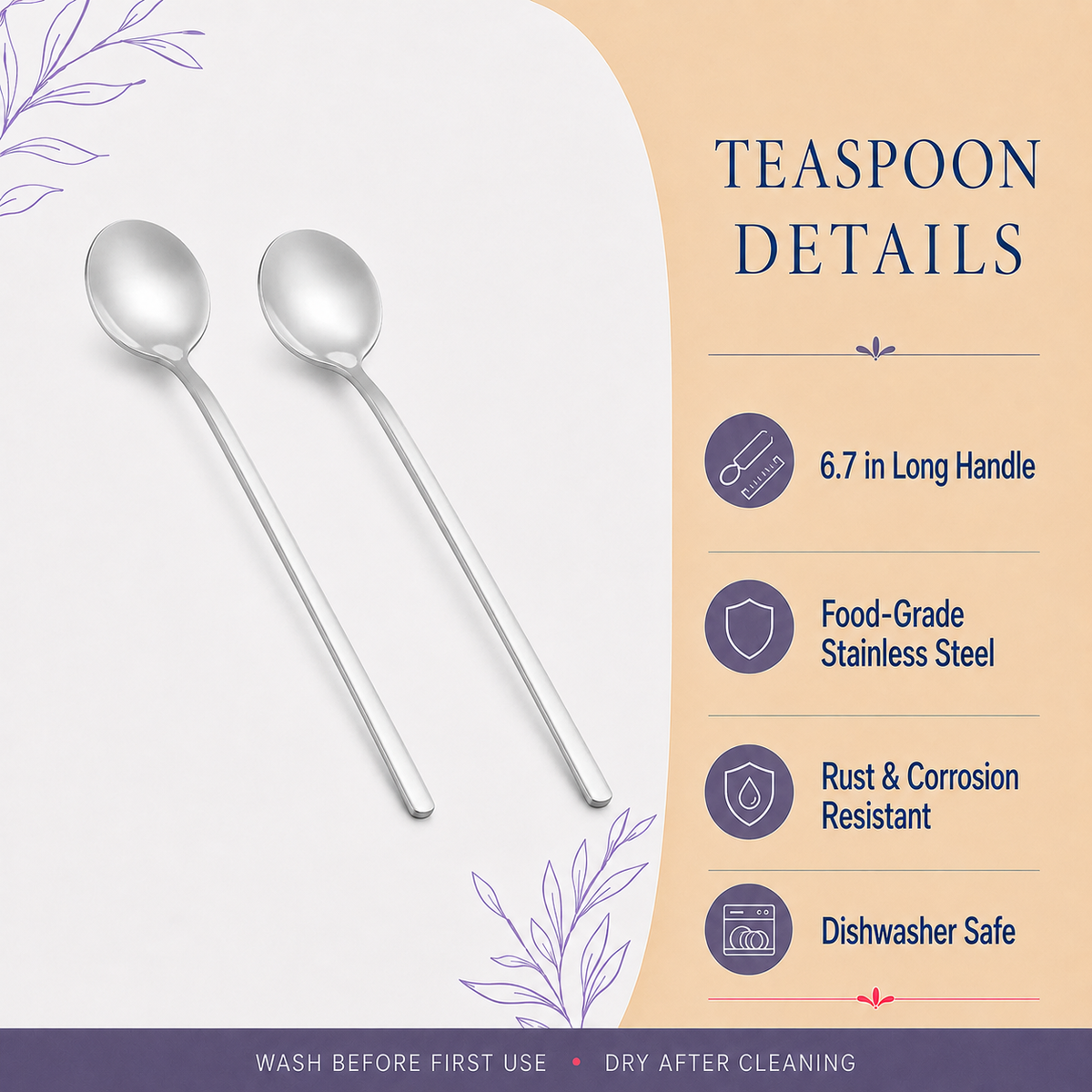 Stainless-steel teaspoon detail included in New Home Coffee Box