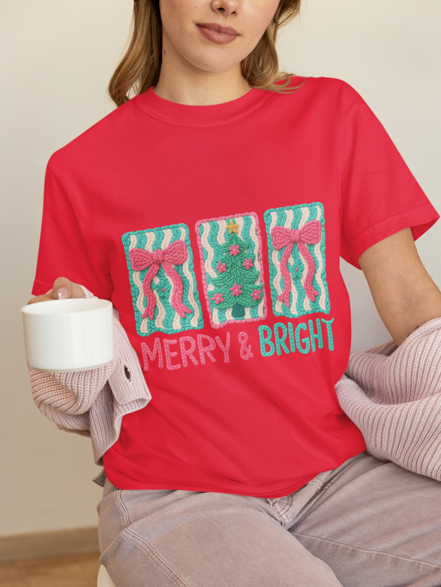 🎄 Merry & Bright Holiday Gift Box – Yarn Crochet Christmas Gift Set | Kintoir