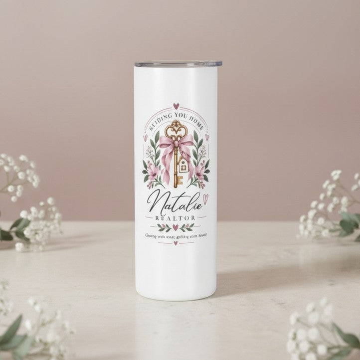 Personalized Realtor Tumbler – Guiding You Home | Kintoir